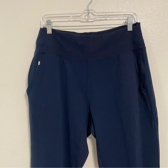 Athleta Joggers Women’s Size Large Blue Navy Athleisure Jogger pants - Picture 3 of 15